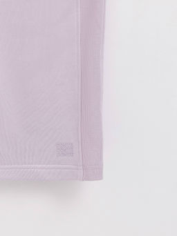 CONTE Юбка прямого кроя из футера с разрезом LU 2592 lavender - Conte elegant фото 6