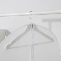 Чехол для одежды плотный Доляна, 60×100 см, PEVA, цвет белый