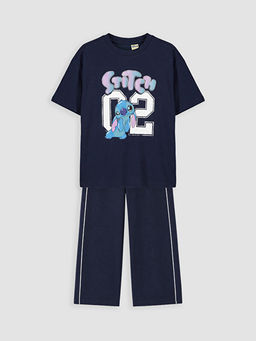 Stitch Bask?l? K?z ?ocuk Tak?m