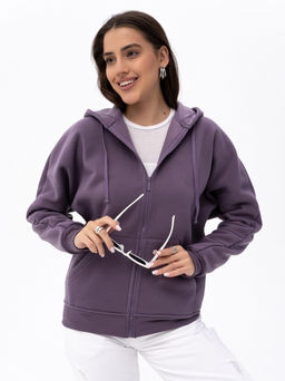 Толстовка жен.арт.286/2-2,серо-лавандовая