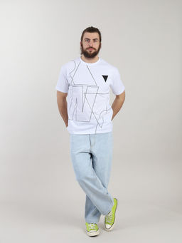 CRB wear/CSMM 60416-20 Футболка мужская,белый/Ex.Cherubino  фото 3
