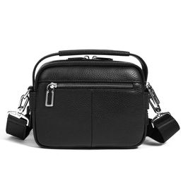 Сумка мужская, кожа, MIRONPAN 860401 Черный