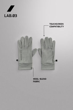 GUANTES RUNNING MEZCLA LANA / Gris perla - Zara фото 2