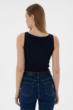 Kad_n Lacivert Basic Ti__rt Sepette S_rpriz _ndirim - U.s. polo assn фото 5