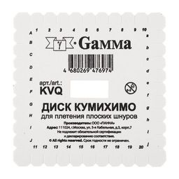 Для вязания Gamma KVQ Диск Кумихимо для плетения плоских шнуров