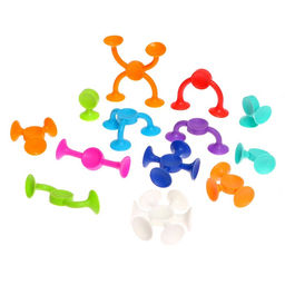 Мягкий конструктор детский «Забавные присоски», 41 деталь