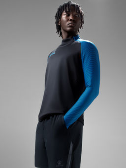 Лонгслив KELME Training Jacket (Black/Blue)