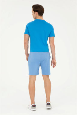 Мужские темно-синие вязаные шорты - U.s. polo assn фото 4