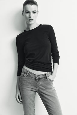 MAMA Before & After Slim Low Jeans - H&m фото 2