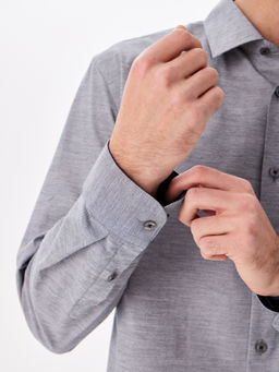 Сорочка мужская длинный рукав GREG 313/237/0615/ZN/1 STRETCH  фото 2