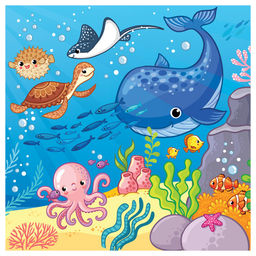 Puzzle ТРИ СОВЫ 64 элемента "Океан" (ПК64_54552)