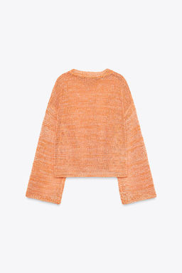 RIBBED KNIT SWEATER - Zara фото 7