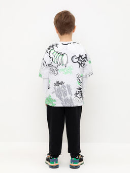 КР 400583/черный брюки для мал