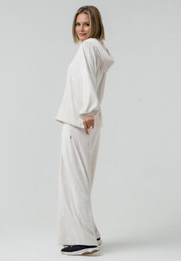 Костюм ПРЕМИУМ  велюр, молочный - Knitka wear фото 8