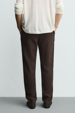 PANTAL?N RELAXED FIT ALGOD?N - LINO / Crudo - Zara фото 3
