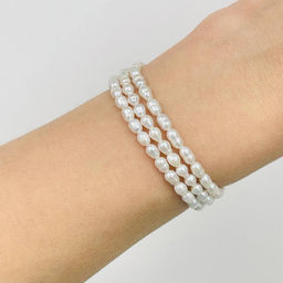 Бусины для украшений из белого Жемчуга 35 см