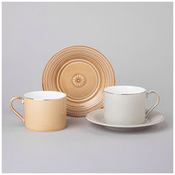 ЧАЙНЫЙ НАБОР LEFARD TOP STYLE НА 2 ПЕР. 4 ПР. 250 МЛ БЕЖЕВЫЙ, БИРЮЗОВЫЙ