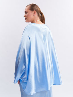 Шелковая блузка TBL73537BLU15 - Артесса фото 10