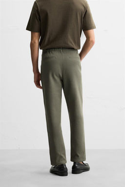 COMFORT FIT JOGGER WAIST TROUSERS - Zara фото 20