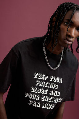 Camiseta con motivo estampado Loose Fit - H&m фото 2