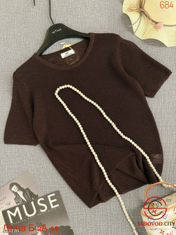 Футболка женская однотонная