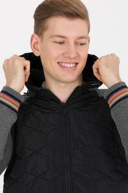 U. S. Polo Assn / Мужской черный вязаный кардиган - U.s. polo assn фото 2