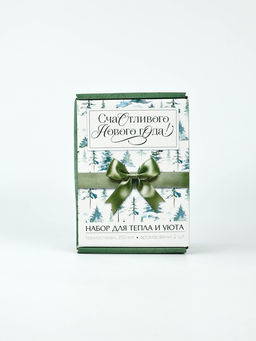 Подарочный набор «Новогодний», термостакан 250 мл., свечи