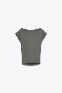 BOATNECK TOP - Zara фото 24