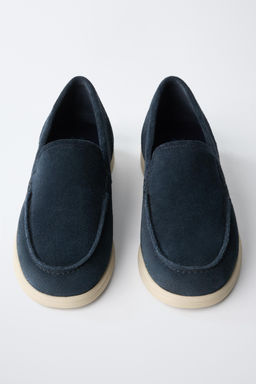 LEATHER DECK SHOES
