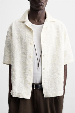 TEXTURED JACQUARD SHIRT - Zara фото 24