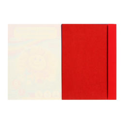 Цена за 5 шт. Картон цветной А5, 8 листов, 8 цветов, Calligrata, немелованный, 220 г/м², в папке, МИКС