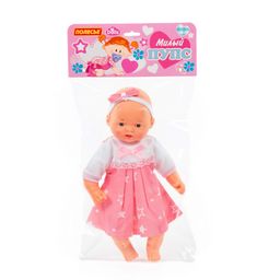 Пупс мягконабивной Милый (28 см) в платье (в пакете)