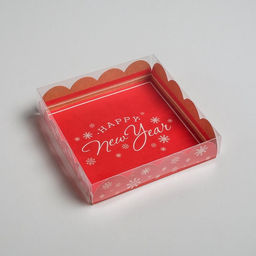 Цена за 5 шт. Коробка для кондитерских изделий с PVC крышкой «New story», 13×13×3 см