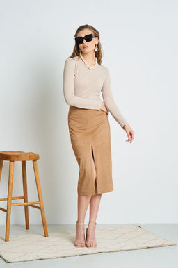 Юбка из замши 6020 Новый год