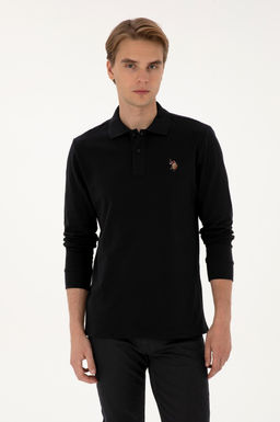 Erkek Siyah Basic Sweatshirt Sepette S_rpriz _ndirim