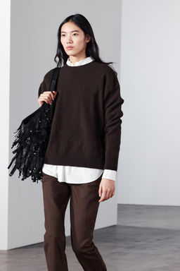 PLAIN CASHMERE AND WOOL SWEATER - Zara фото 8
