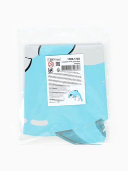 Воздушный шар фольгированный 13" «Дельфин малыш», набор 5 шт.