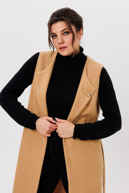 Жилет Michel Chic 354/1 темно-бежевый фото 6