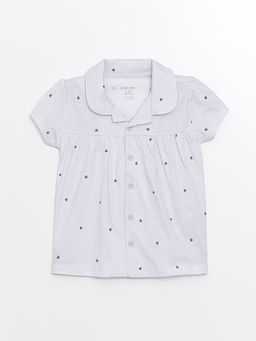 Polo Yaka K?z Bebek ?ortlu Pijama Tak?m? - Waikiki фото 2