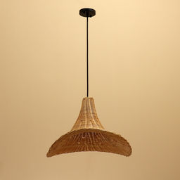 Светильник потолочный из ротанга «Куин», 1×120 Вт, Е27, 55×40 см