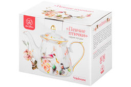 Чайник 1 л 23*13*17 см Певчие птички NEW BONE CHINA, фарфор - Elan gallery фото 9
