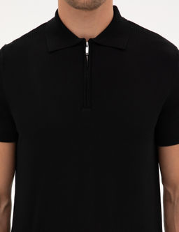 Siyah Slim Fit Kazak - Pierre cardin фото 6