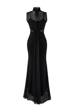 Siyah Orme Tul Astarl? Maxi Abiye & Mezuniyet Elbisesi TPRSS26AE00036 - Trendyolmilla фото 11