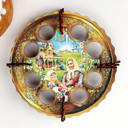 Пасхальная подставка на 8 яиц Домашний обед, 19,519,5 см - Simaland фото 2