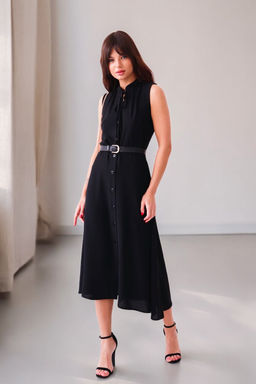 9277 Платье, как из к/ф Красотка, чёрное - Martichelli фото 19