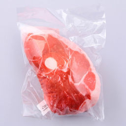 Игрушка для собак с пищалкой Стейк из текстиля, 13 х 10 см - Пушистое счастье фото 5