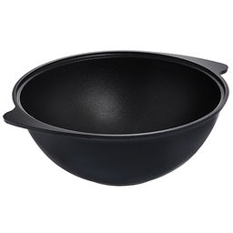 Казан для плова с антипригарным покрытием 4,5л, д35см "Традиция", h13см, литой, металлическая жаропрочная крышка (Россия)