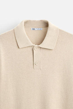 COTTON KNIT POLO SHIRT - Zara фото 16