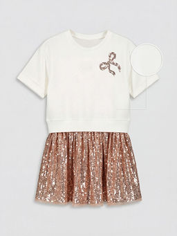 Payetli K?z ?ocuk Elbise