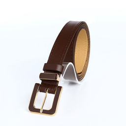 Ремень женский 110×2.3 см, с классической пряжкой в ремня, коричневый